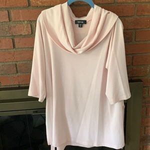 Karen Kane light weight s sweater worn 2 x pink